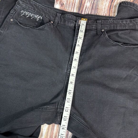 Christopher & Banks Size 16 Long High Rise Straight Leg Jeans Denim Pants 36x32 - Picture 5 of 10